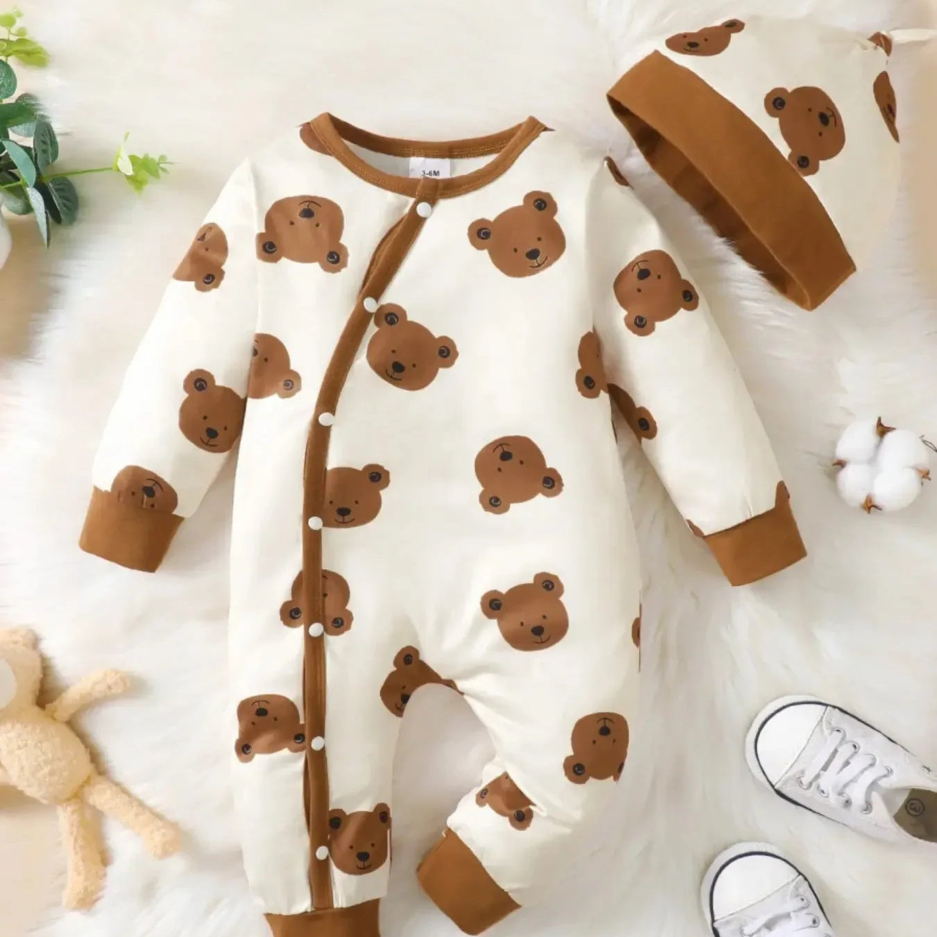 Grenouillère nouveau-né hiver