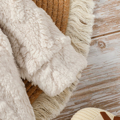 Combinaison bébé hiver en peluche douce