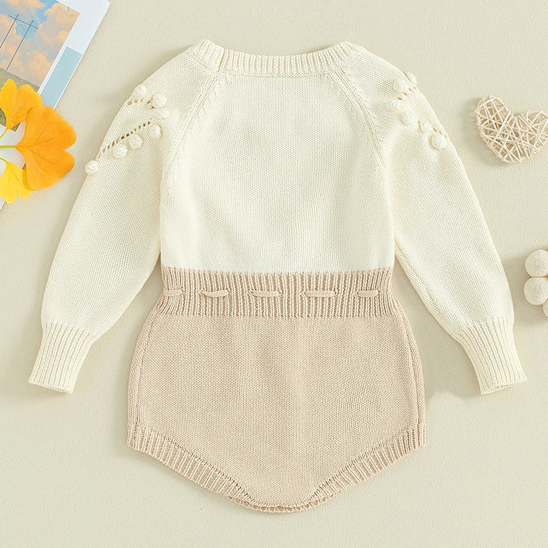 Combinaison fille en laine