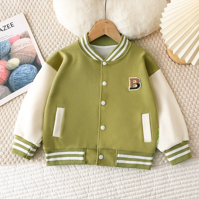 Veste enfant style baseball