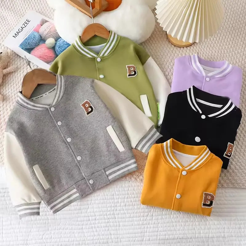 Veste enfant style baseball
