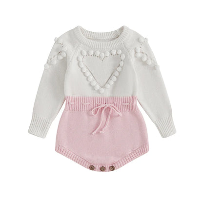 Combinaison fille en laine