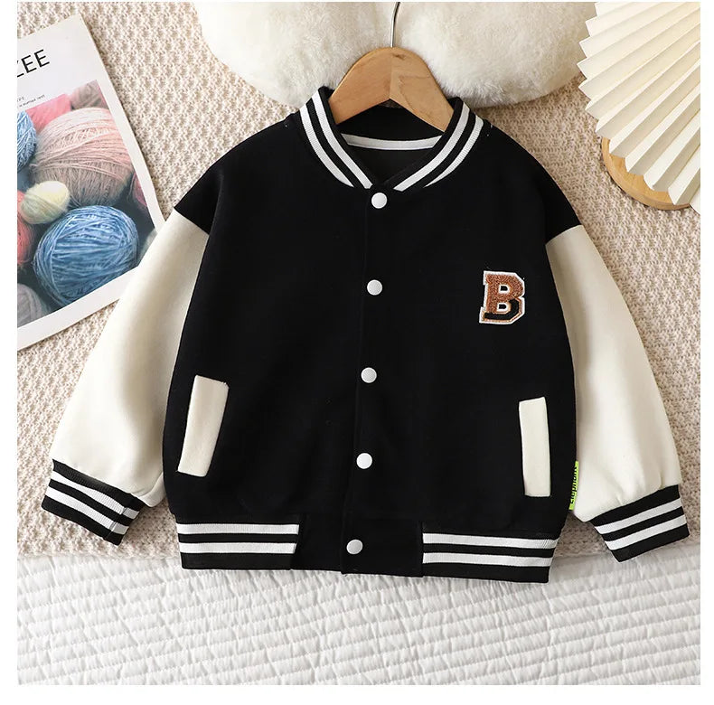 Veste enfant style baseball
